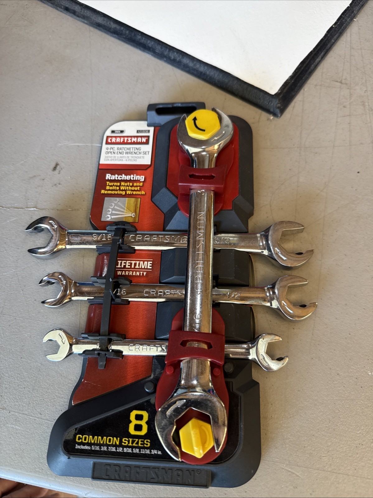 Craftsman Z, D-AD, D-AC Series SAE Ratcheting Open End Wrench Set NEW USA Craftsman Z, D-AD, D-AC Series SAE Ratcheting Open End Wrench Set NEW USA