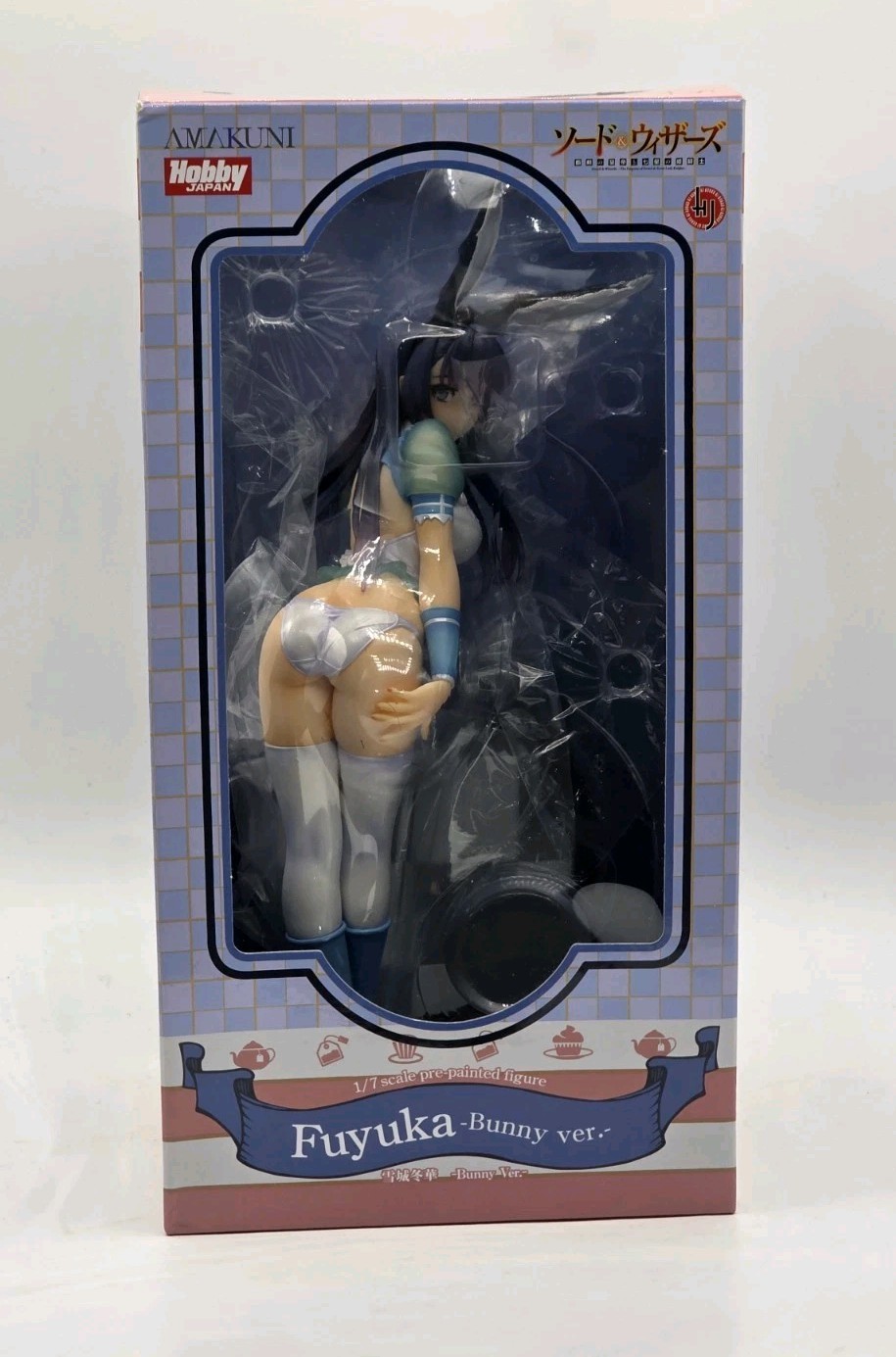Amakuni Sword & Wizards Yukishiro Fuyuka Bunny 1/7 Scale Figure Hobby Japan Rare Amakuni Sword & Wizards Yukishiro Fuyuka Bunny 1/7 Scale Figure Hobby Japan Rare