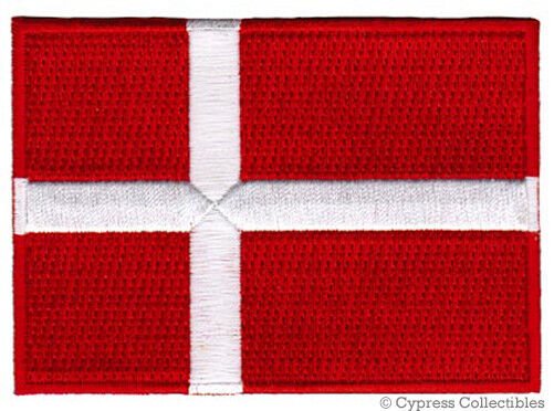 DENMARK FLAG PATCH DANISH EMBLEM souvenir BADGE embroidered iron-on COPENHAGEN