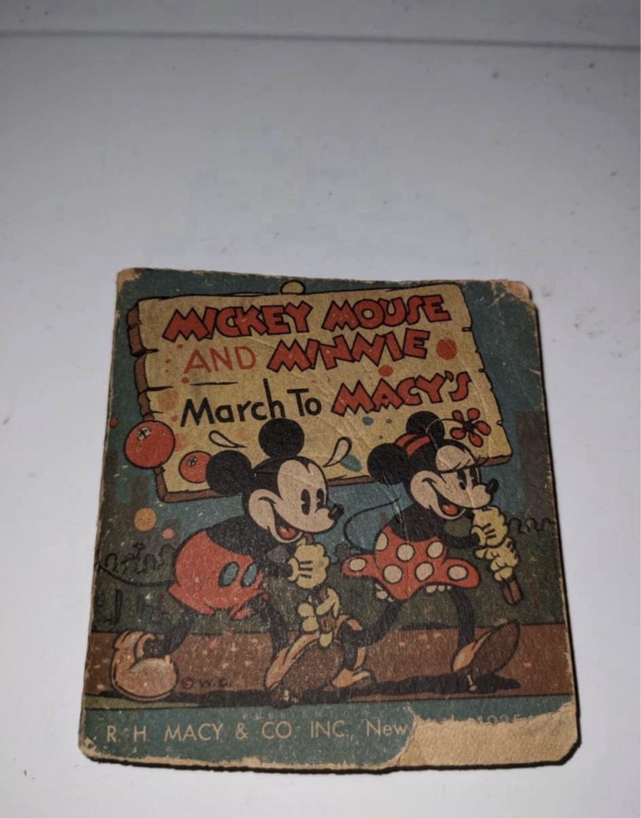 Rare Walt Disney Mickey And Minnie March To Macy’s Book 1935