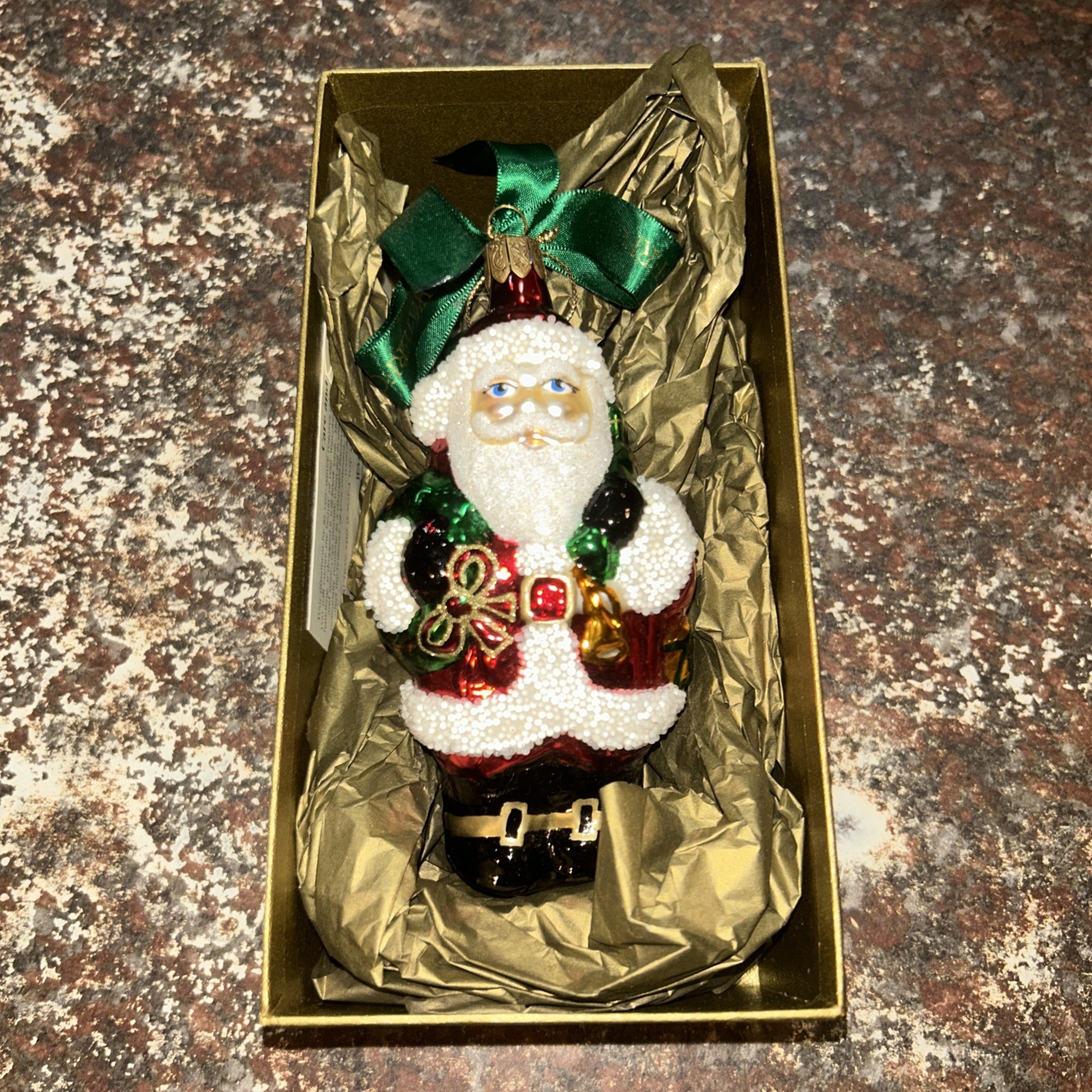 Vtg Waterford Holiday Heirloom St. Nick Christmas Ornament 1998 #103952 