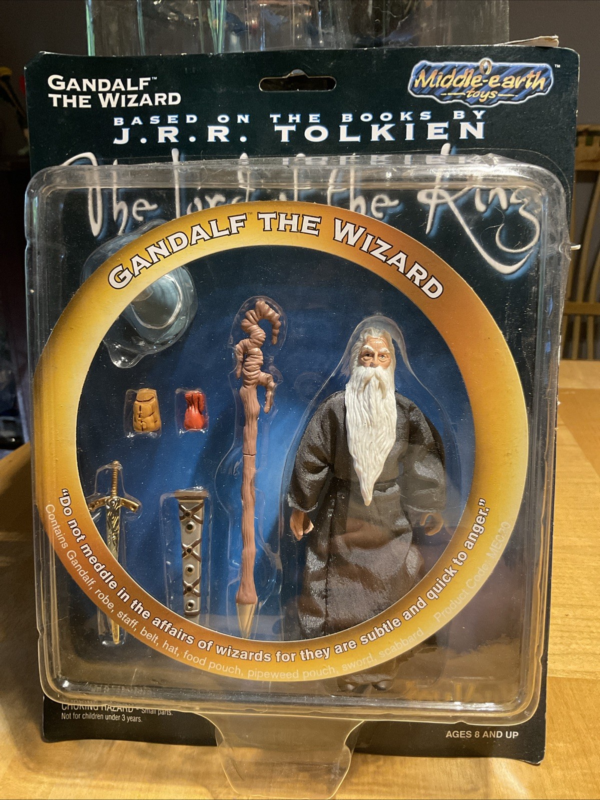 NEW Lord Of The Rings Gandalf The Wizard Action Figure Toy Vault Middle Earth