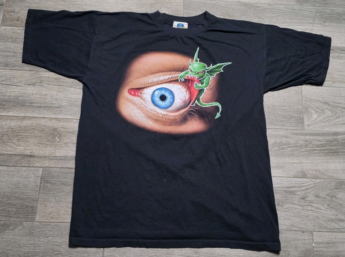 Vintage HALLOWEEN HORROR NIGHTS VII Staff 1997 Universal Studios RARE T Shirt XL