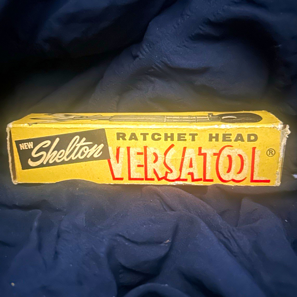 Vintage New Shelton Versatool Ratchet Head Screwdriver 3-Blade USA Original Box