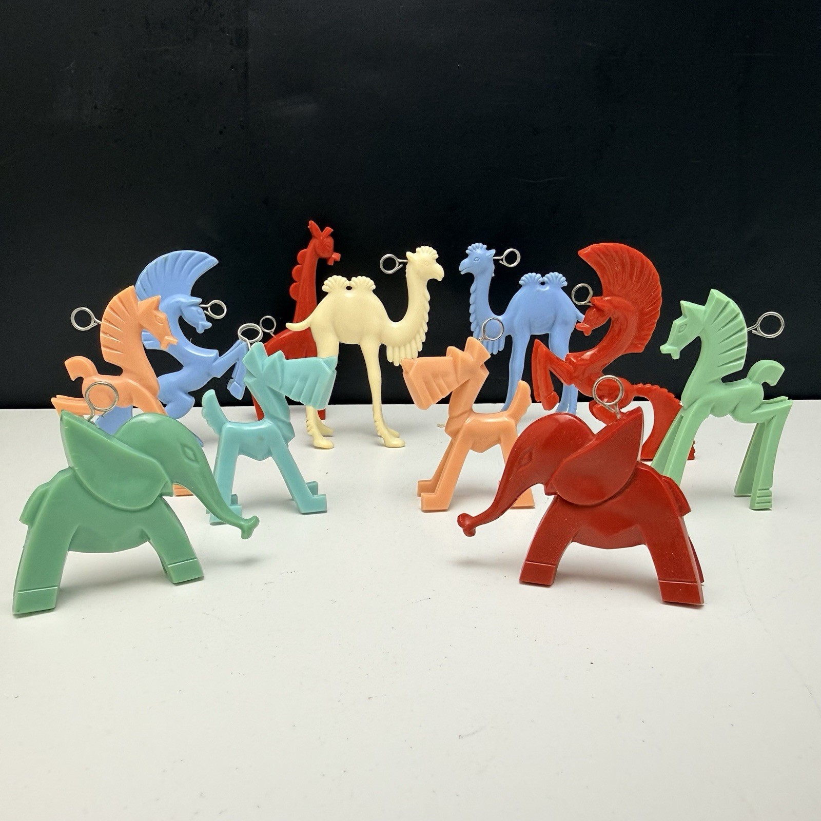 Vintage Don Manning Nosco Plastic Toy Animal Figures Lot Set of 11 MCM Art Deco Vintage Don Manning Nosco Plastic Toy Animal Figures Lot Set of 11 MCM Art Deco