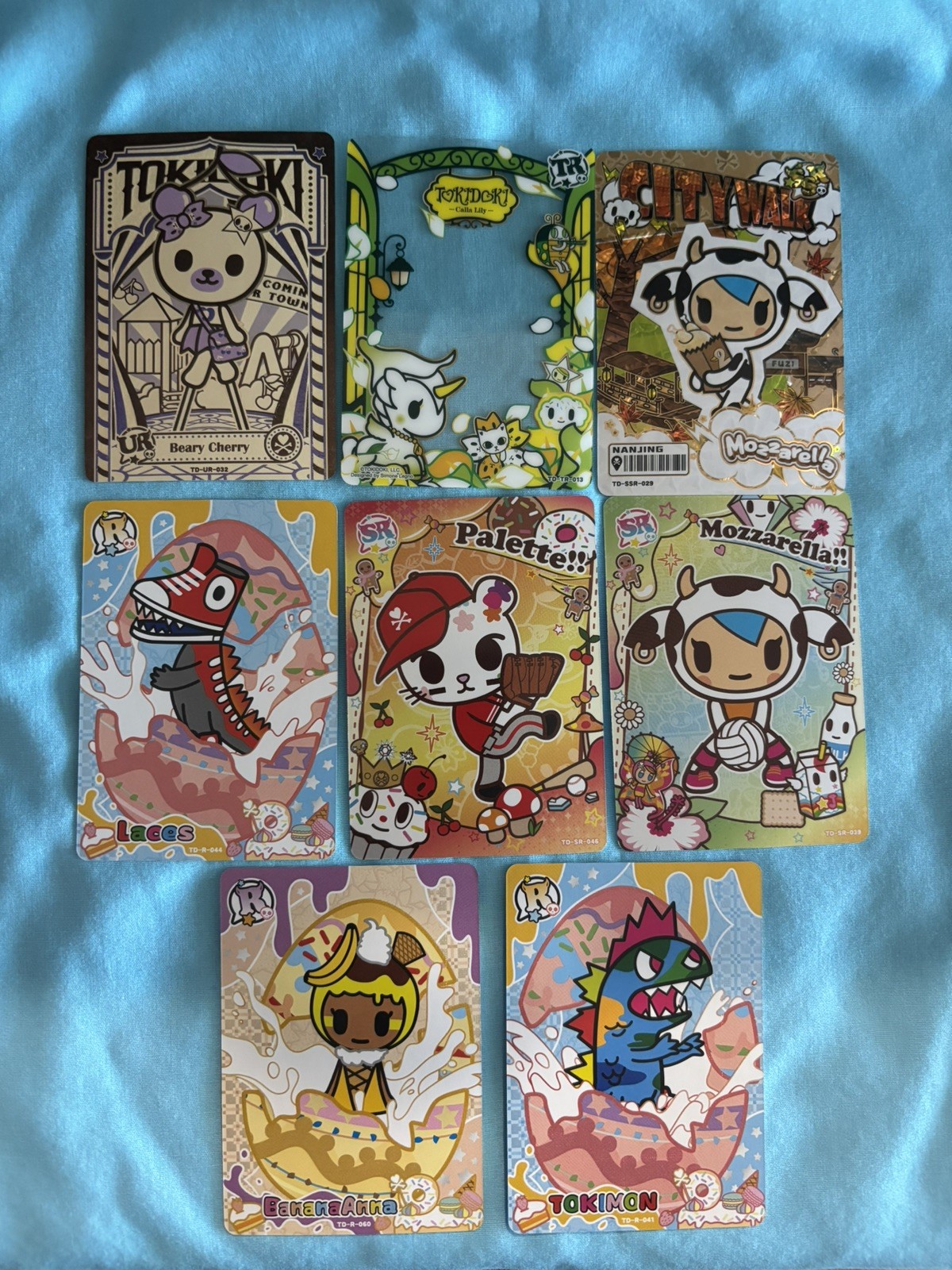 KAYOU Tokidoki Wonder Voyage Collectable Trading Card Lot of 8