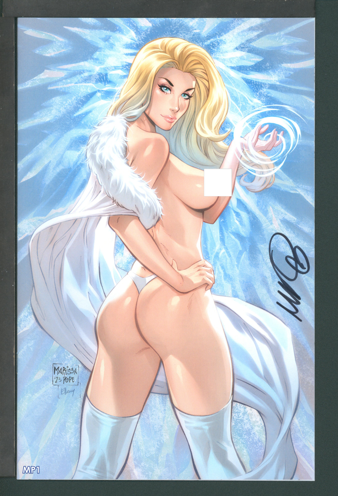 Drawn Together Marissa Pope White Queen Proof #1 SIGNED by Marissa Pope