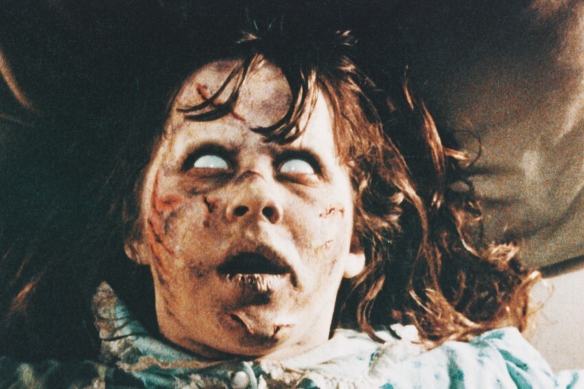THE EXORCIST LINDA BLAIR 24x36 inch Poster DEMONIC FACE THE EXORCIST LINDA BLAIR 24x36 inch Poster DEMONIC FACE