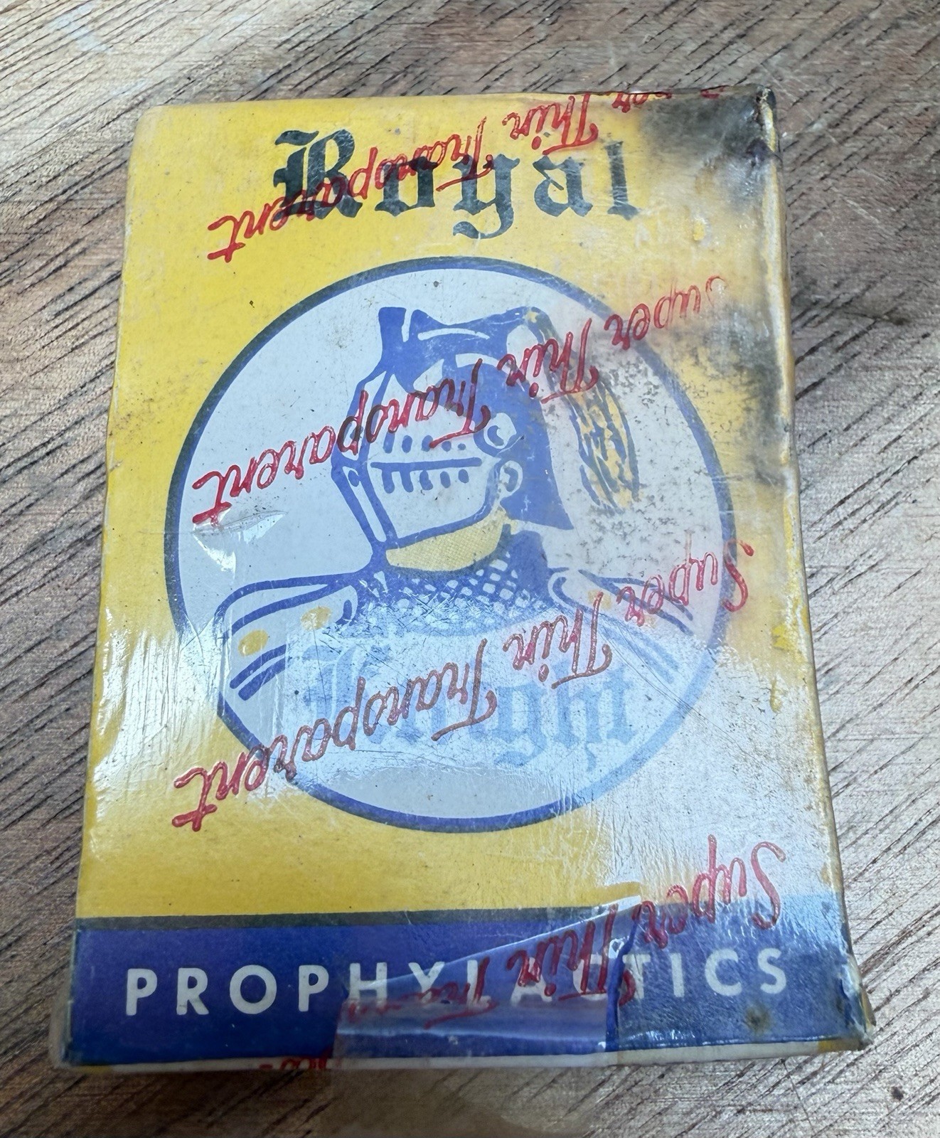 Vtg NOS Royal Knight Prophylactics Allied Latex Sales Co New York Vtg NOS Royal Knight Prophylactics Allied Latex Sales Co New York