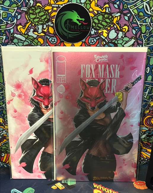 Exquisite Corpses FOX MASK KILLER #1 Ryan Kincaid NYCC Exclusive FOIL + VIRGIN