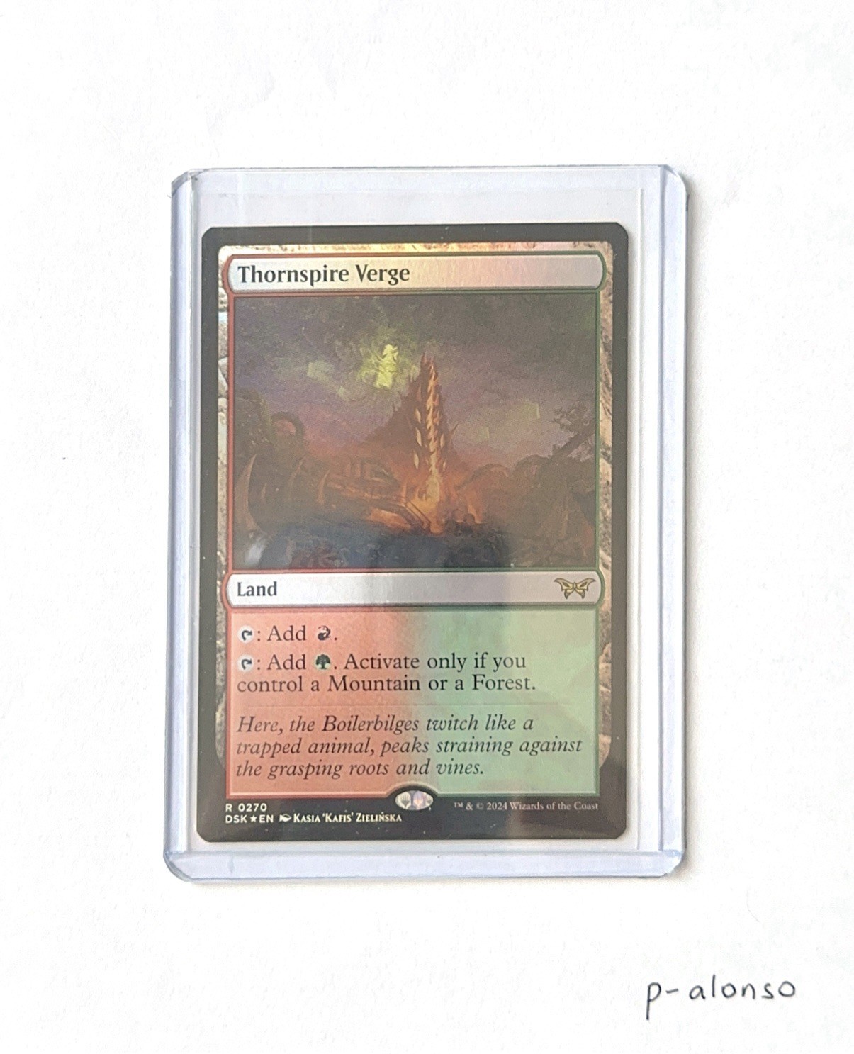 MTG - 1x Thornspire Verge - Rare - M/NM - DSK: House of Horror 