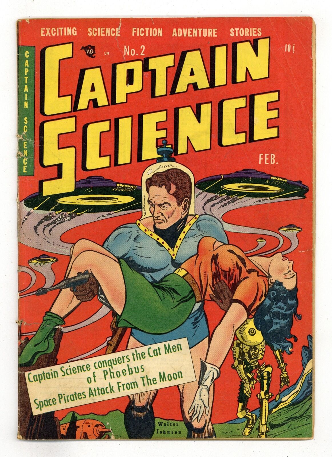 Captain Science #2 GD- 1.8 1951