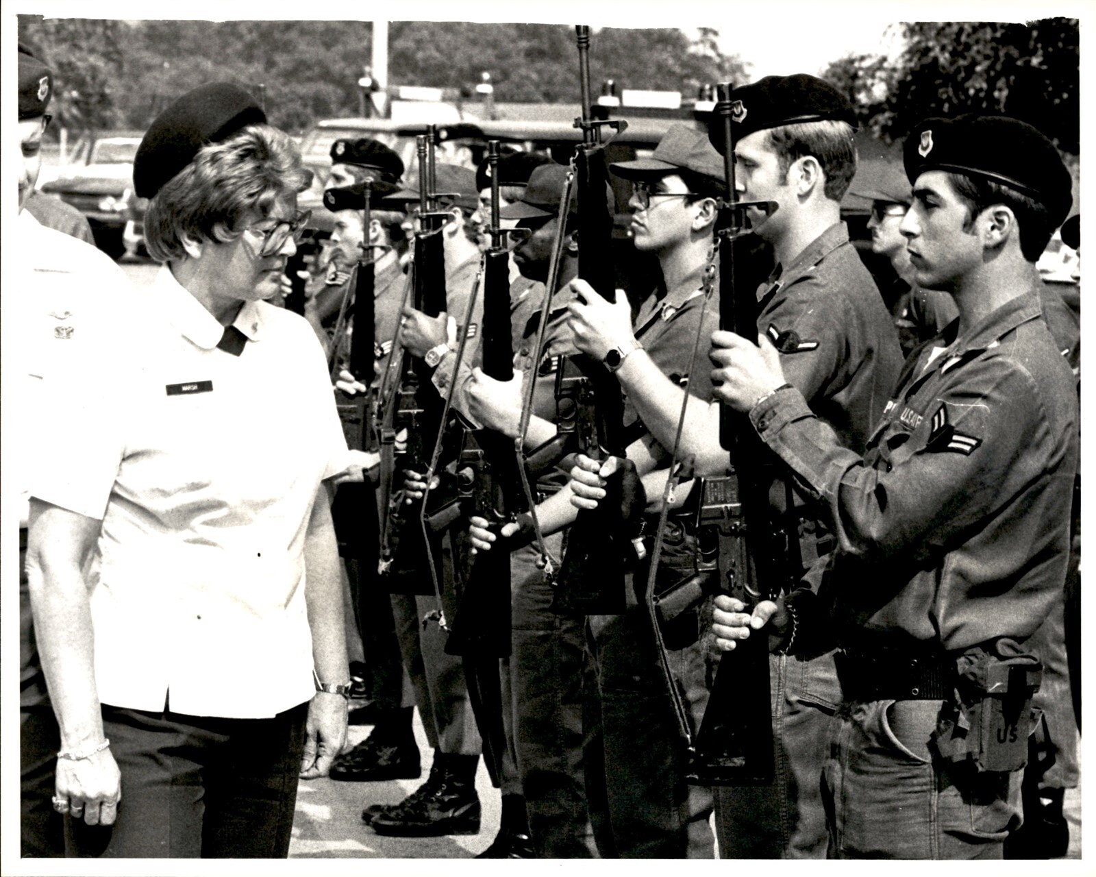 LG17 1980 Original Photo COL MARY A MARSH WOMEN AND WAR U.S. AIR FORCE COMMANDER LG17 1980 Original Photo COL MARY A MARSH WOMEN AND WAR U.S. AIR FORCE COMMANDER