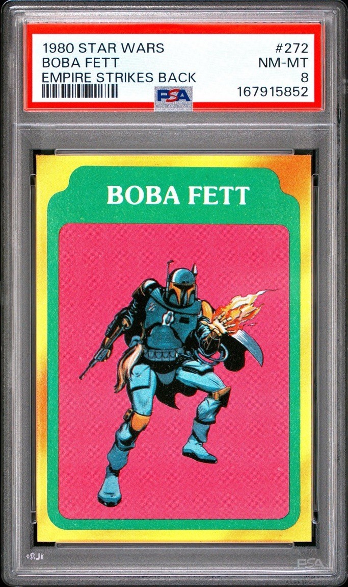 1980 Topps Star Wars Empire Strikes Back #272 BOBA FETT RC Rookie PSA 8 NM-MT
