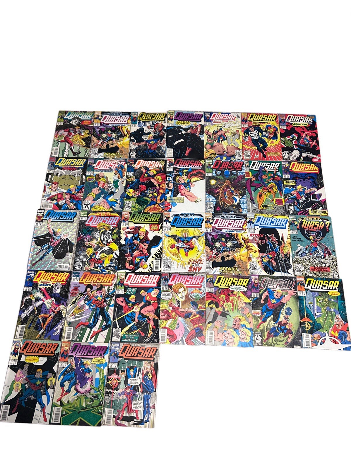 30+ Quasar Marvel Comics Lot Vintage 1990s Collection 30+ Quasar Marvel Comics Lot Vintage 1990s Collection