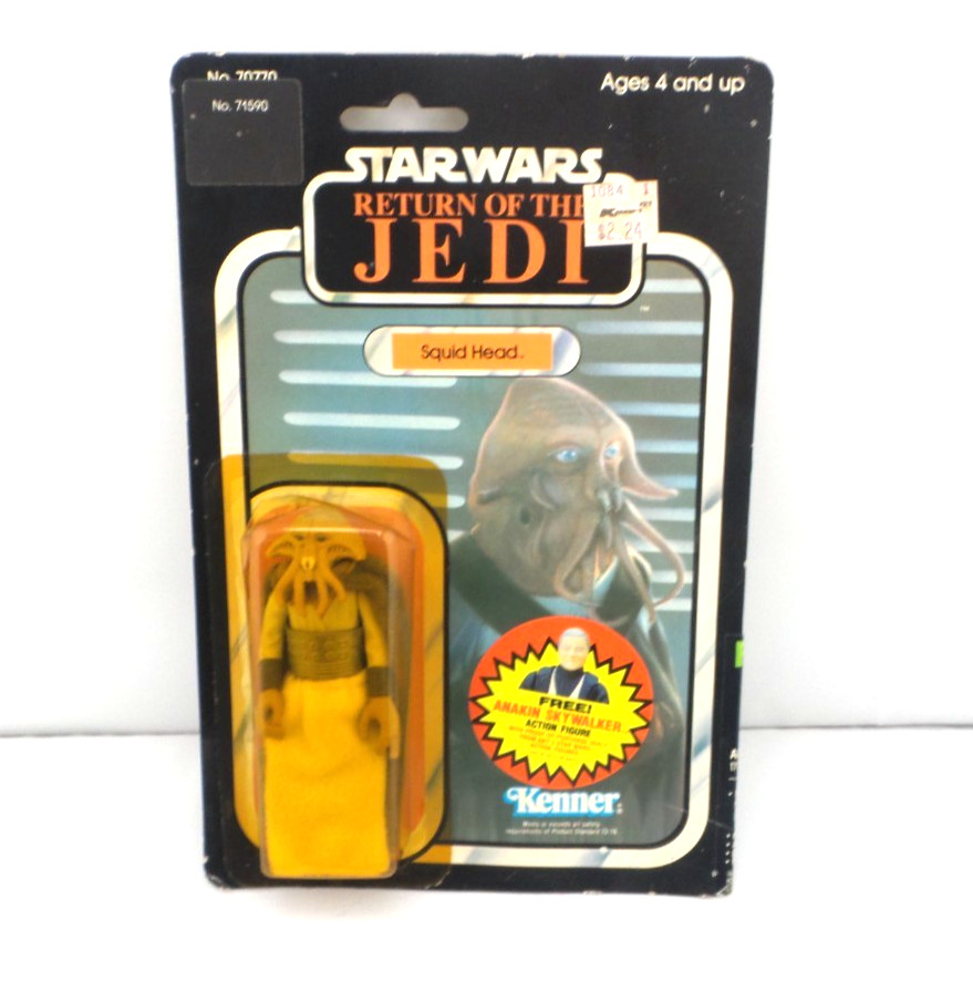 Vintage Star Wars ROTJ SQUID HEAD-Anakin Offer Vintage Star Wars ROTJ SQUID HEAD-Anakin Offer