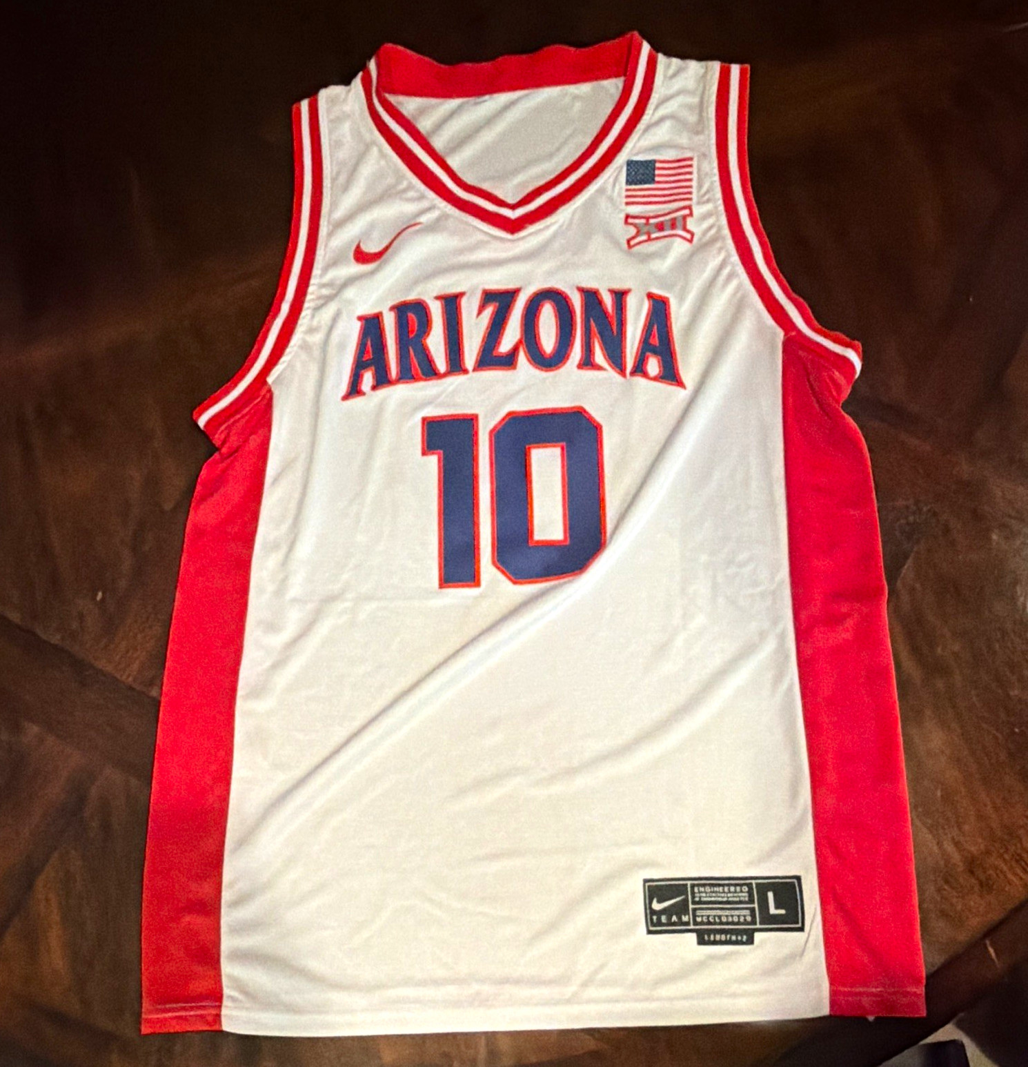 KOA PEAT SIGNED ARIZONA WILDCATS JERSEY PSA/DNA AUTHENTICATED