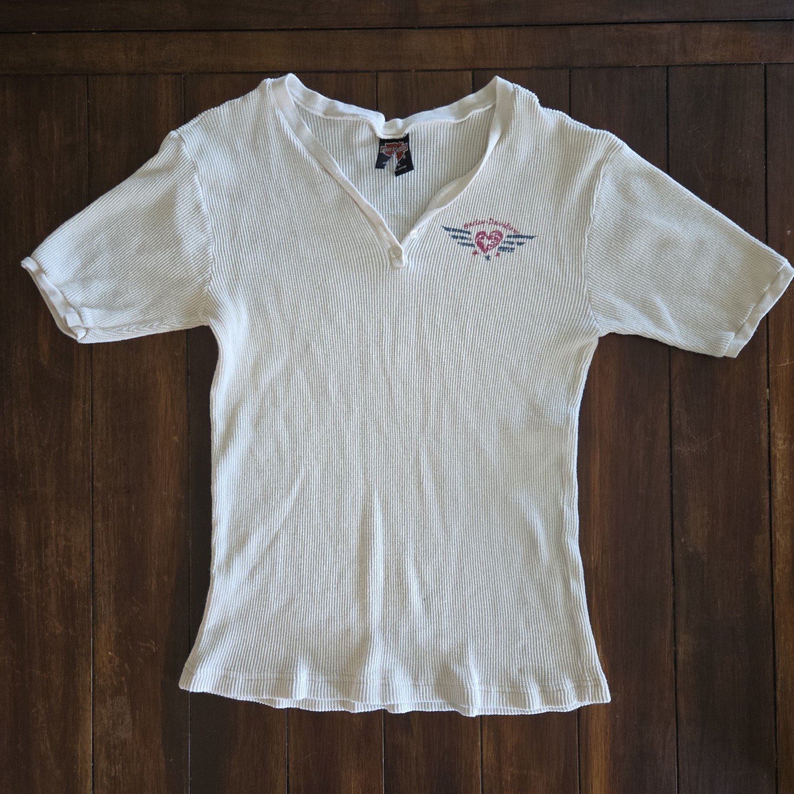 Vintage 1997 Stitched Harley Davidson T Shirt size XL USA Made Coastal Biker