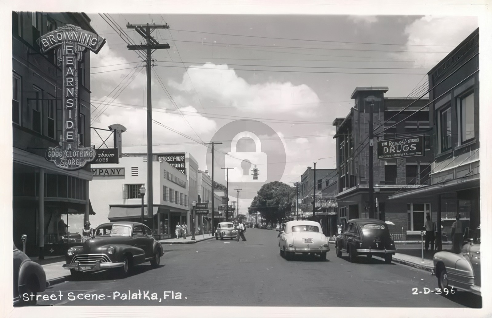 Palatka FL Florida Street Scene RPPC Photo Postcard COPY Palatka FL Florida Street Scene RPPC Photo Postcard COPY