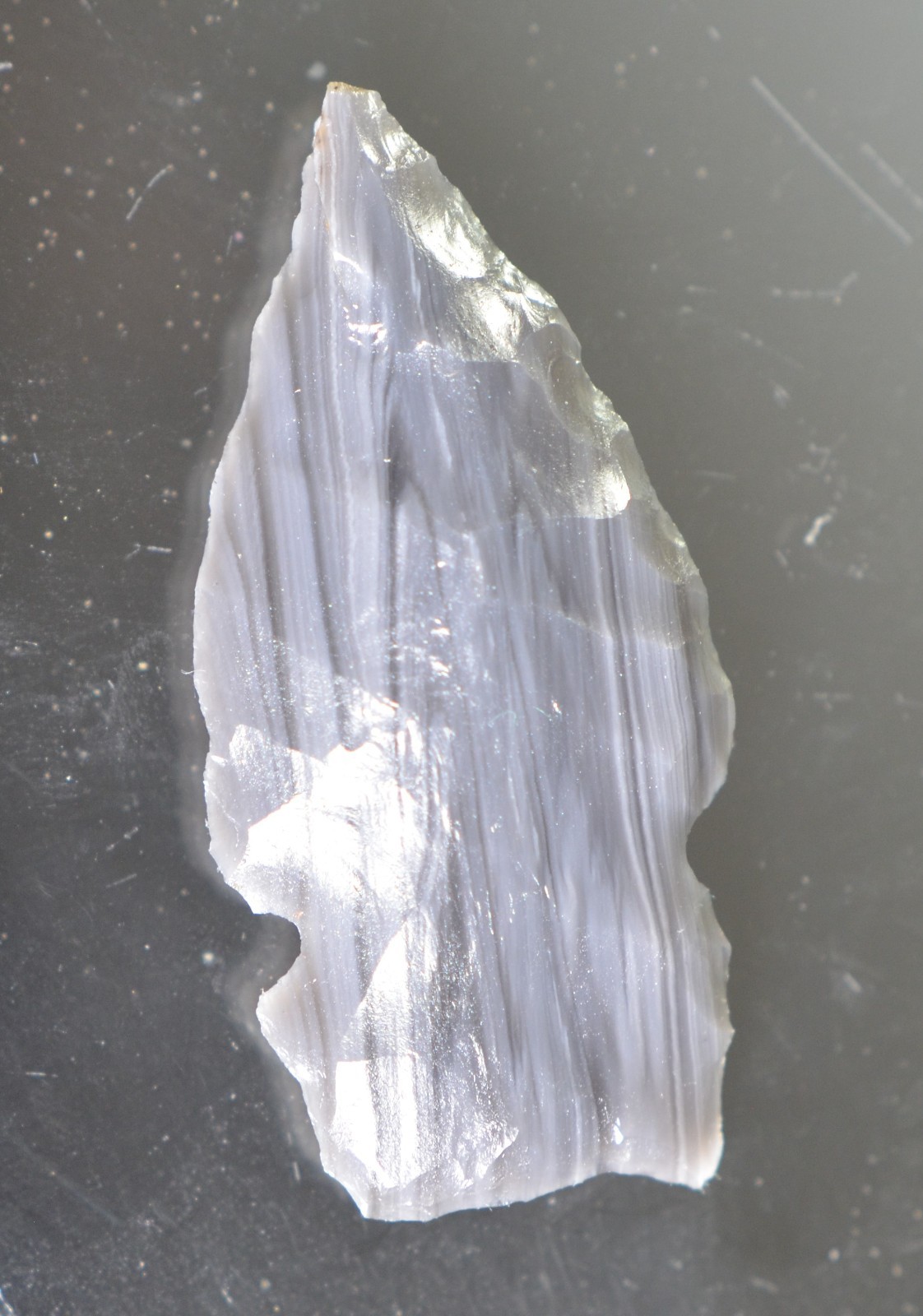 2.3 Inch Davis Creek Obsidian Primitive Projectile Point Repro