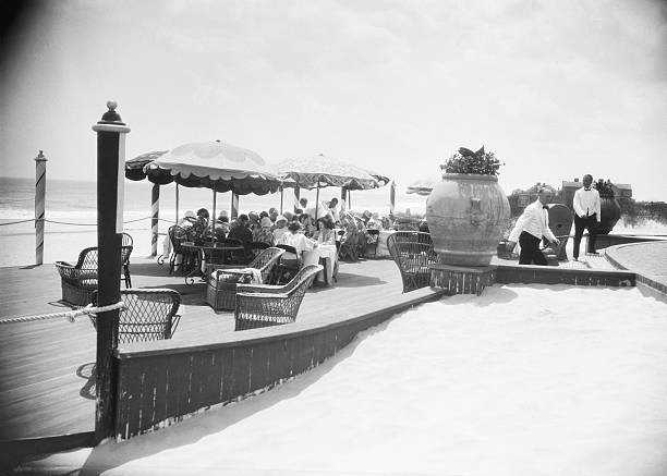 Southhampton NewYork Mrs Fenton Taylor\'s pajama party general view Old Photo