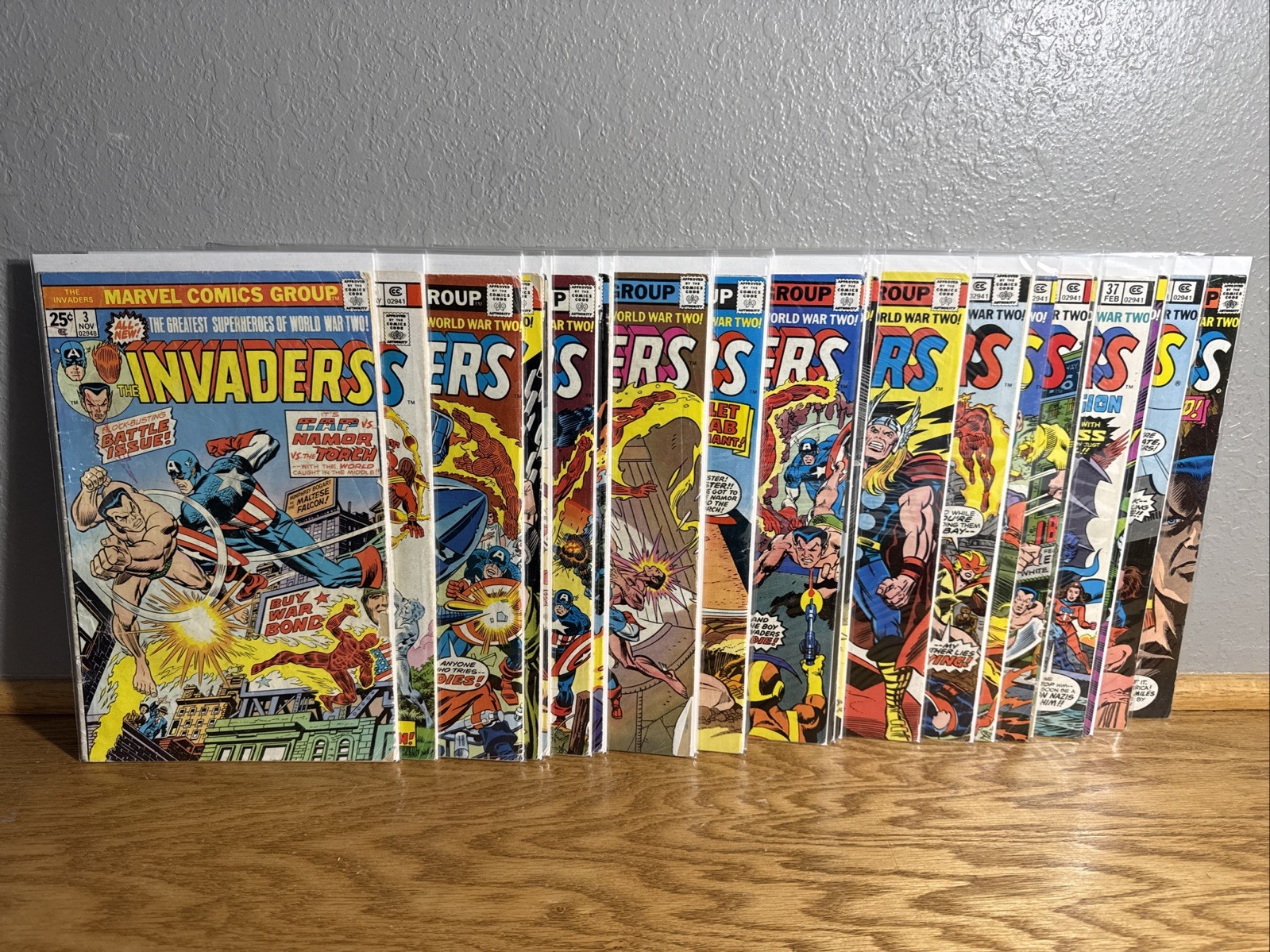 23 Issues of The INVADERS #3-40 comics from 1970’s 23 Issues of The INVADERS #3-40 comics from 1970’s