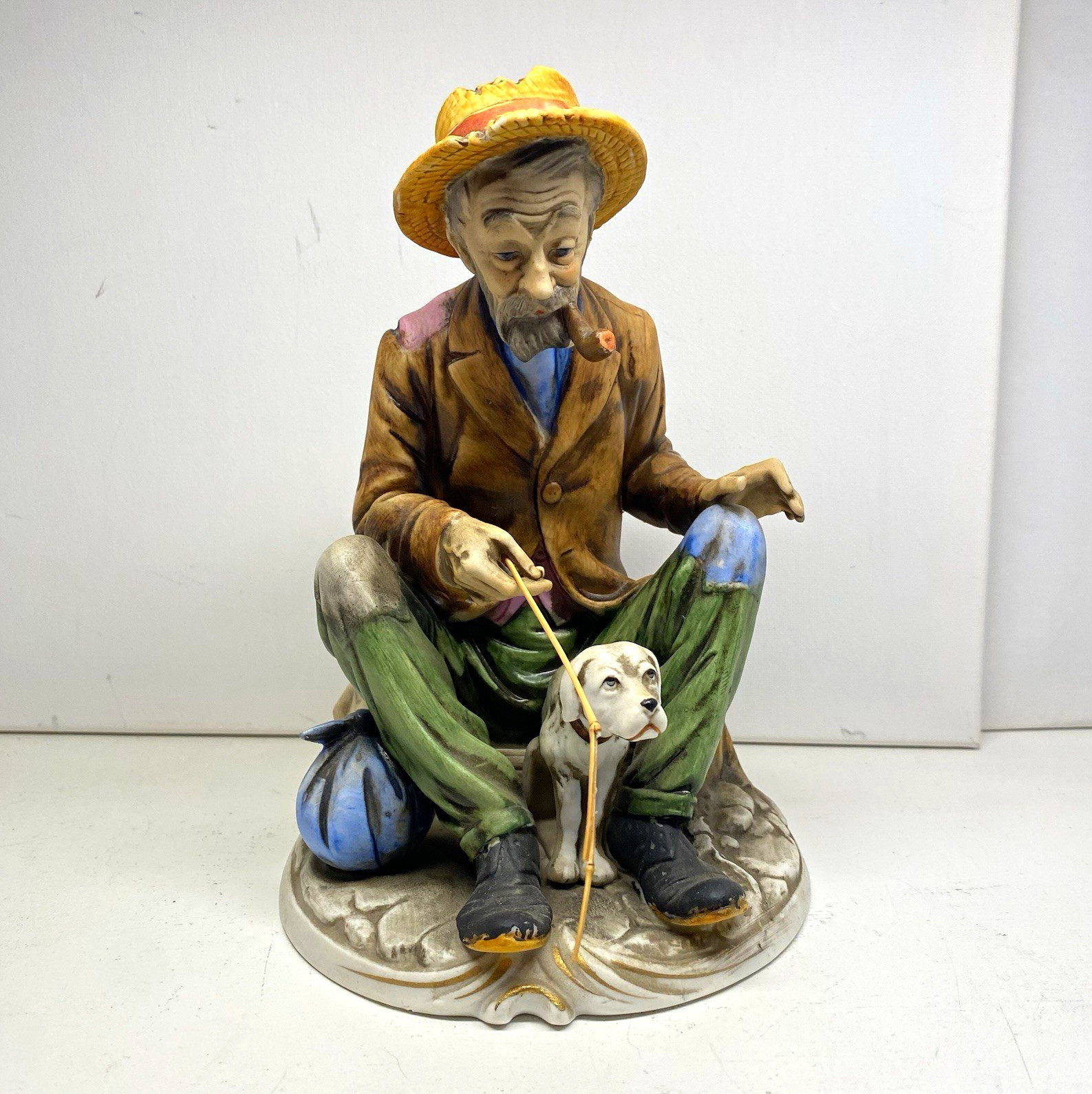 Vintage Porcellane D’Arte C8691 Napcoware Old Man Dog Figurine Japan 8” Vintage Porcellane D’Arte C8691 Napcoware Old Man Dog Figurine Japan 8”