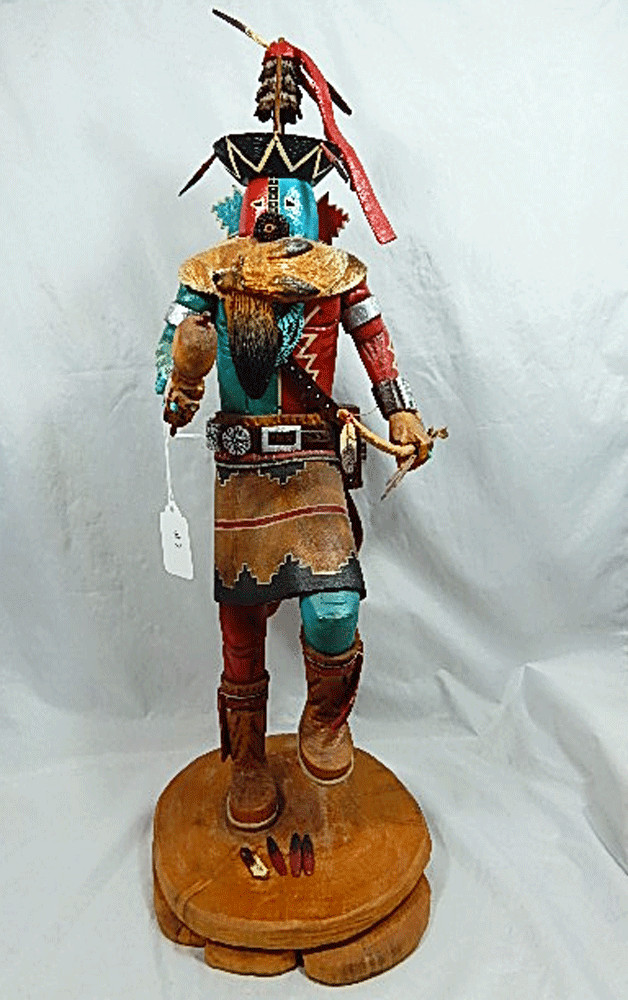 NATIVE AMERICAN NAVAJO kachina - HUGE 21\