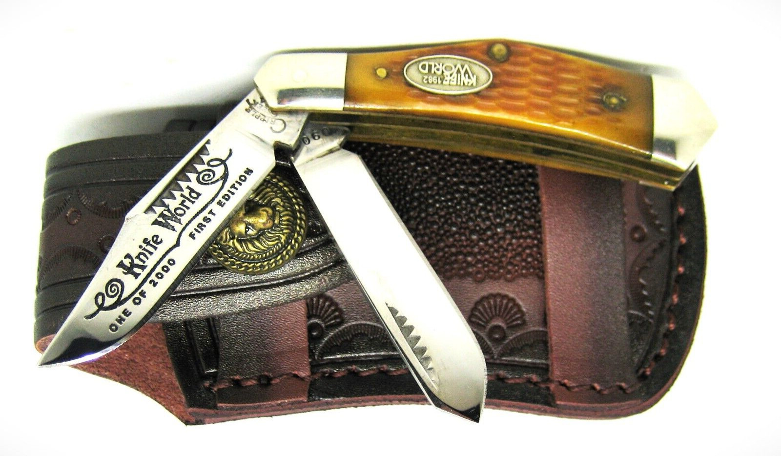 NOS Cripple Creek  Bob Cargill 1982 Trapper 1st Edition Knife World Pocket Knife