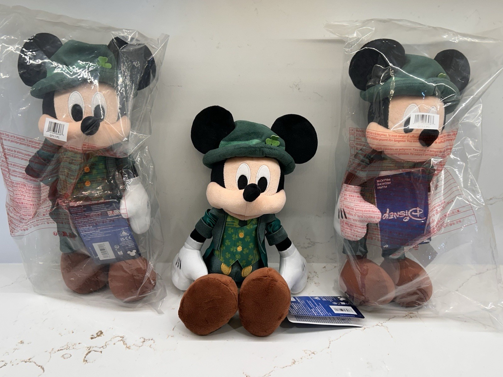 Irish Mickey Mouse Plush Disney Store Dublin Ireland Soft Toy Brand New Tags Irish Mickey Mouse Plush Disney Store Dublin Ireland Soft Toy Brand New Tags
