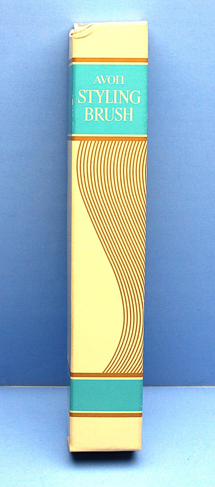 NEW Vintage AVON  STYLING Hair Brush Nylon Bristles Thumb Handle - NOS