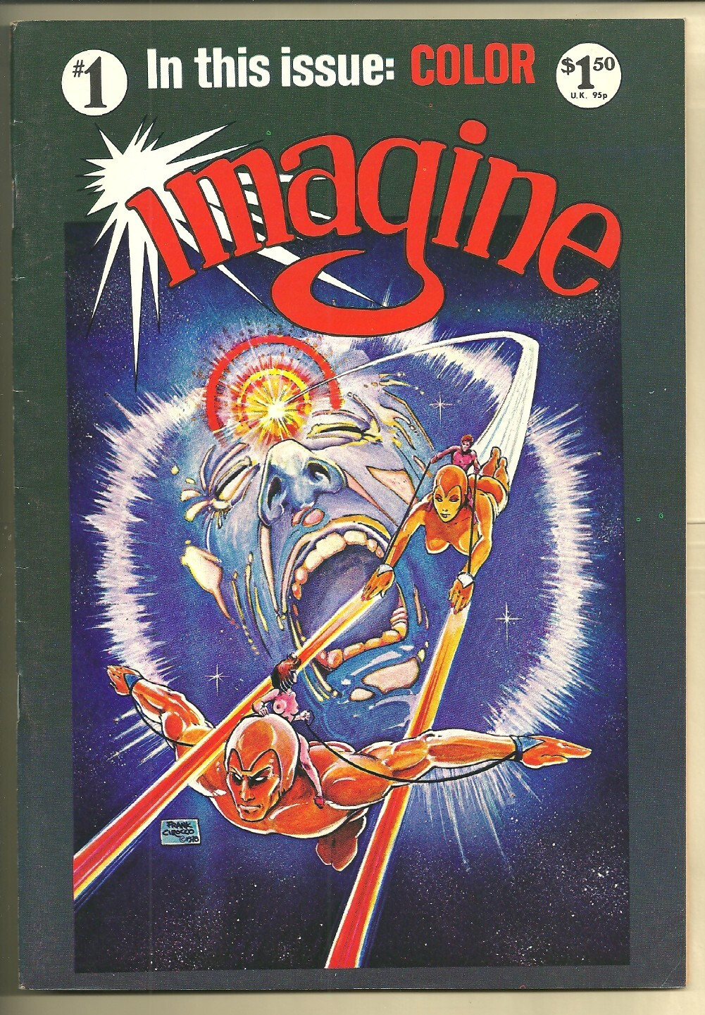 Imagine #1 2nd print  VF+ (1978) Star Reach. Dave Simm, Neal Adams. Underground
