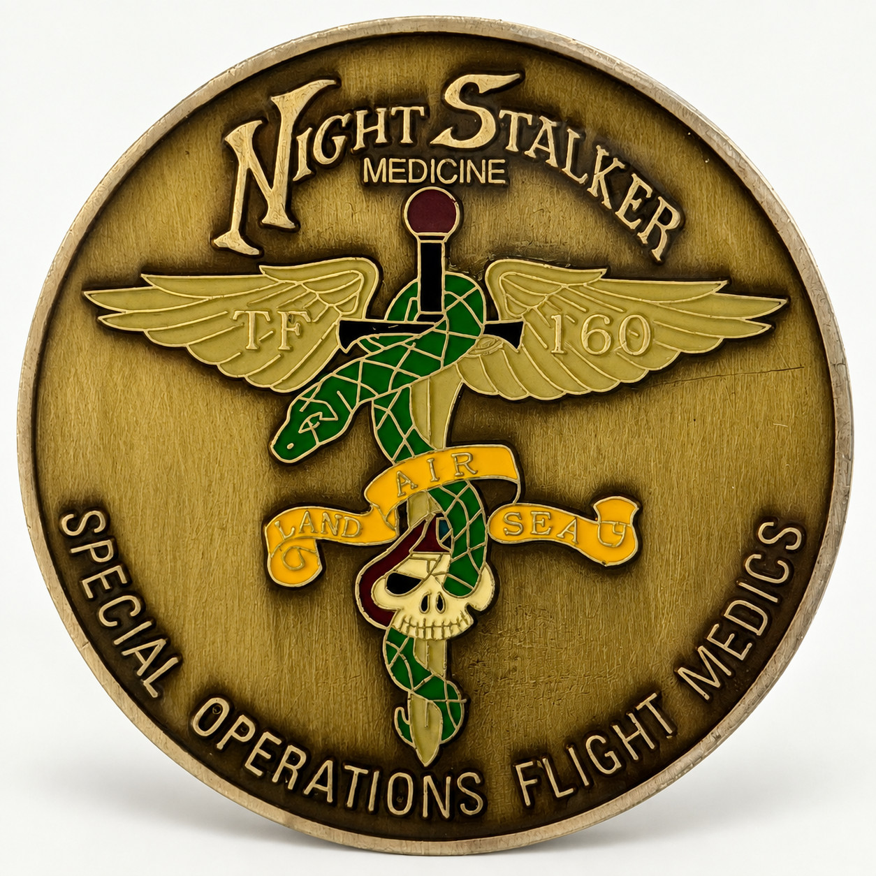 160th SOAR Night Stalkers Special Operations Flight Medic Challenge Coin