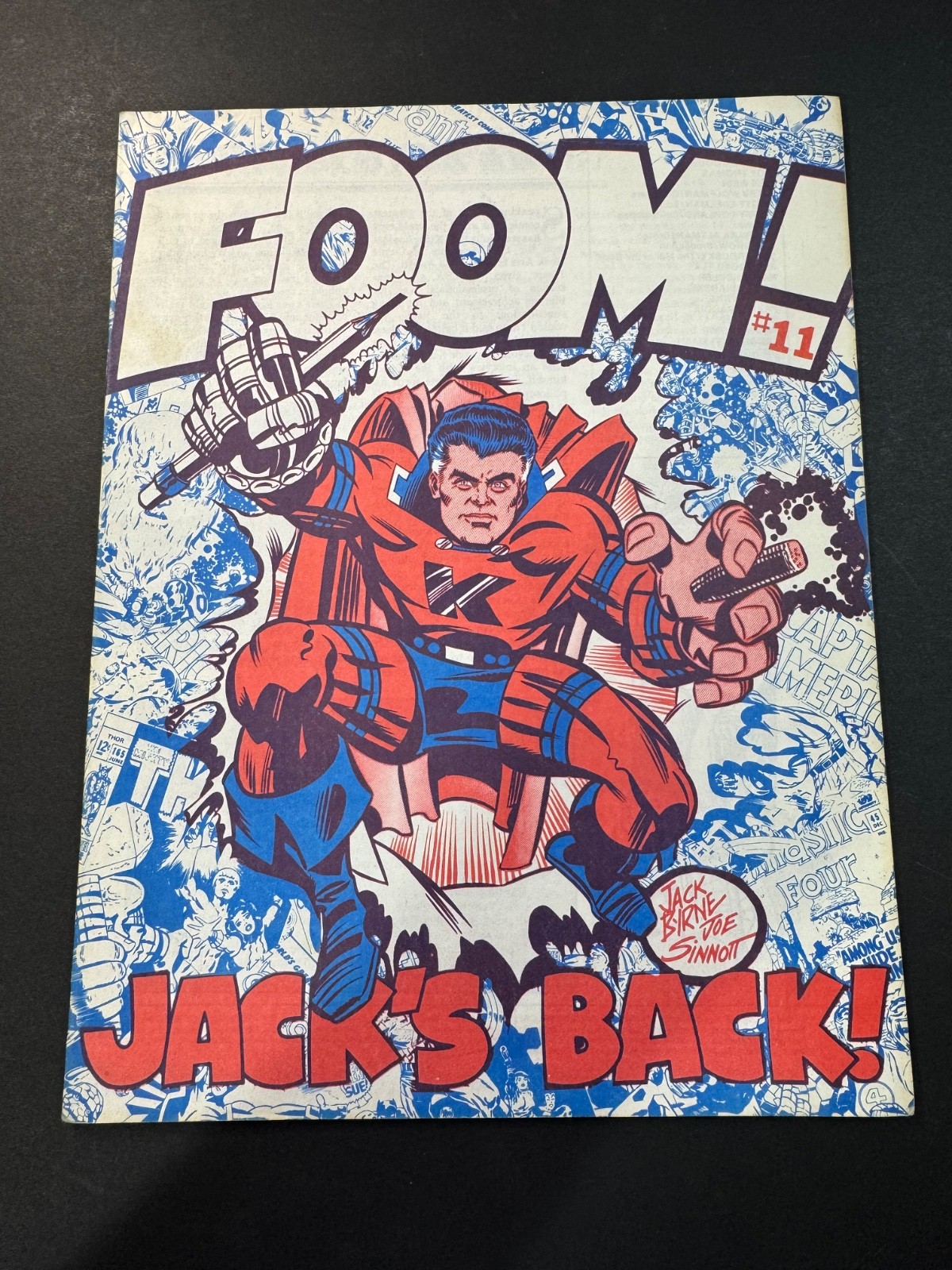 1975 FOOM Magazine #11 JACK KIRBY Tribute Issue INTERVIEW Photos MARVEL 1975 FOOM Magazine #11 JACK KIRBY Tribute Issue INTERVIEW Photos MARVEL