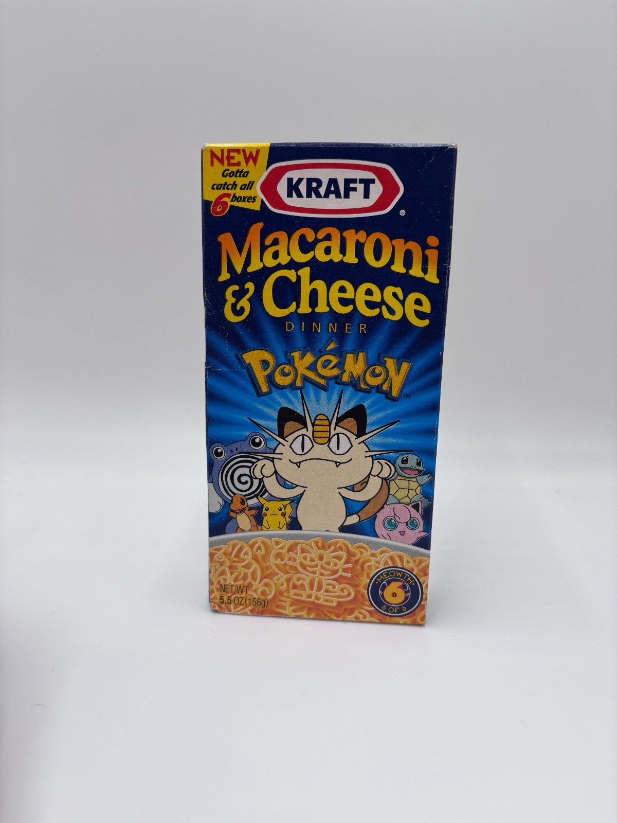 Pokémon Macaroni & Cheese dinner 2000 SEALED Meowth Kraft