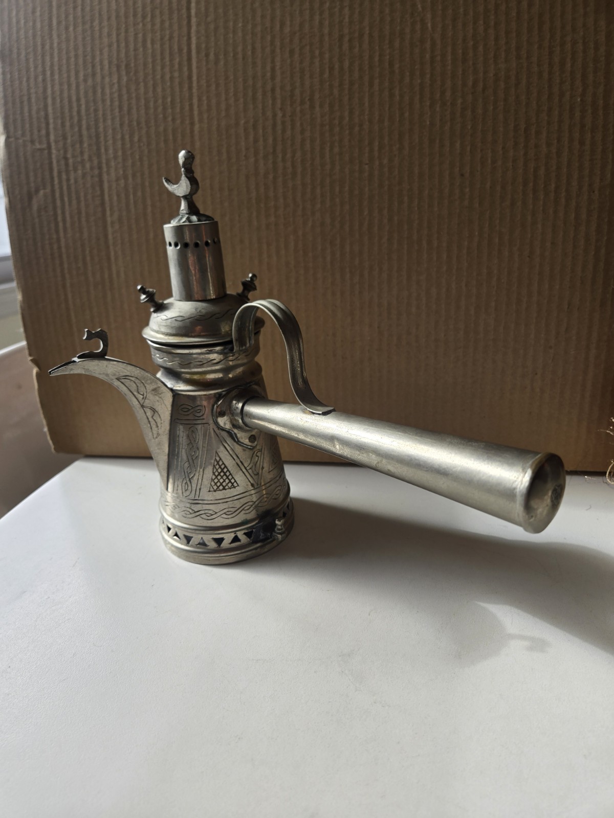 Middle easton engraved coffee pot Vintage Rare Middle easton engraved coffee pot Vintage Rare