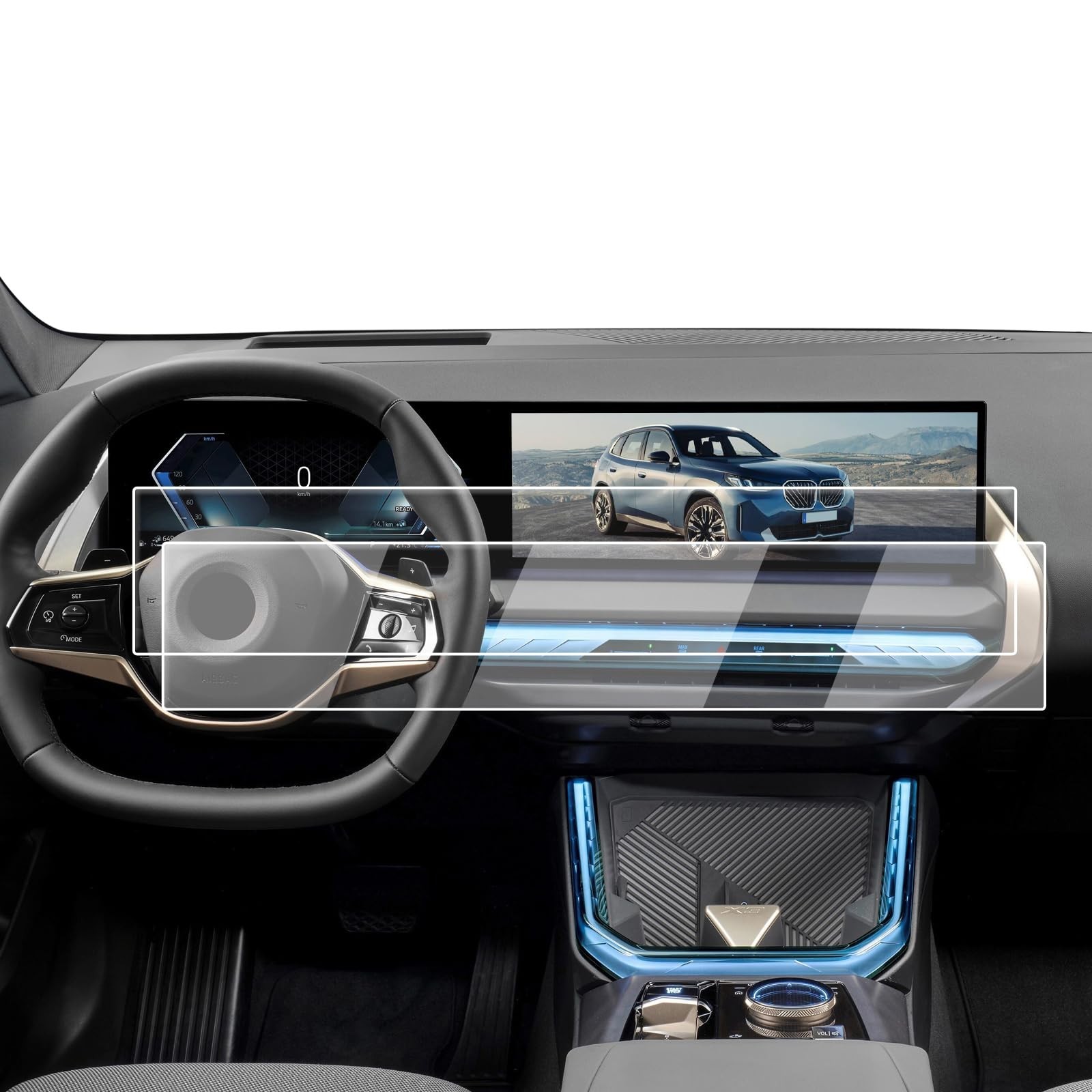Screen Protector For 2024-2027 BMW X6 X7 i7 5 Series/2025-2027 X3 - Tempered ... Screen Protector For 2024-2027 BMW X6 X7 i7 5 Series/2025-2027 X3 - Tempered ...