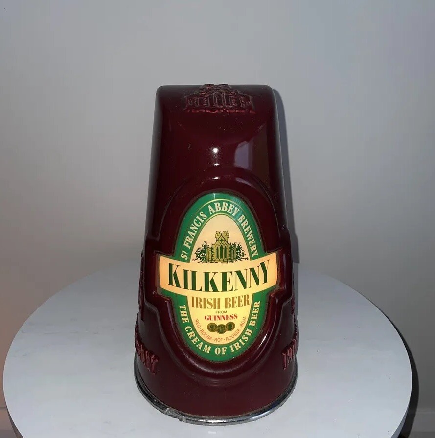 Kilkenny rare Illuminated Bar Top Pub Pump Font Sign Advertising ceramic Kilkenny rare Illuminated Bar Top Pub Pump Font Sign Advertising ceramic
