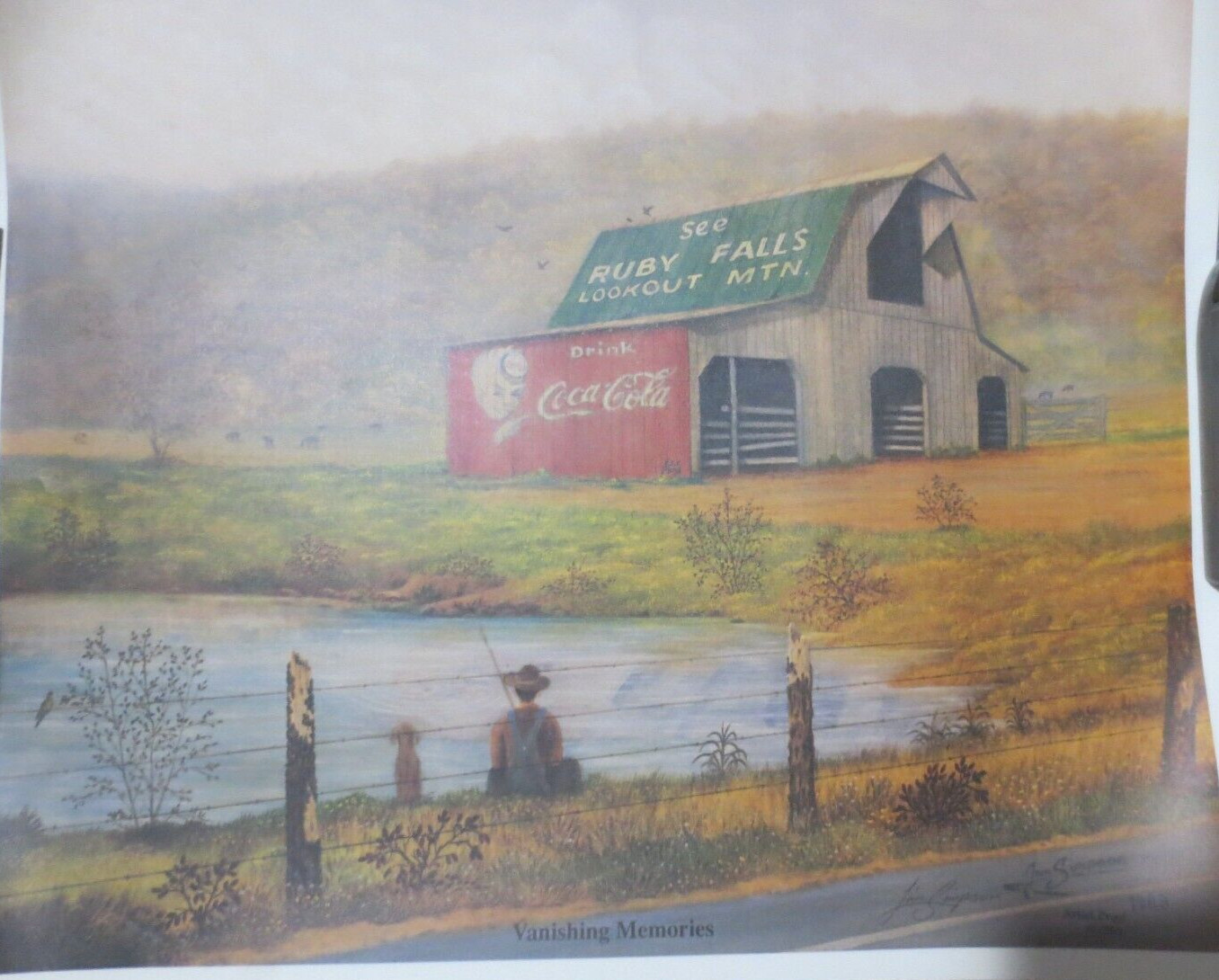 Coca-Cola Jim Simpson Vanishing Memories Artist Proof 16/250 1989