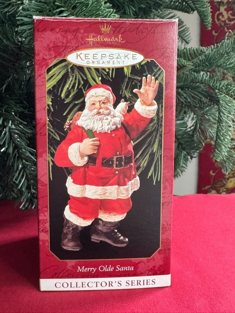 Hallmark Keepsake Merry Olde Santa 1999 #10 Final Collector’s Series Ornament