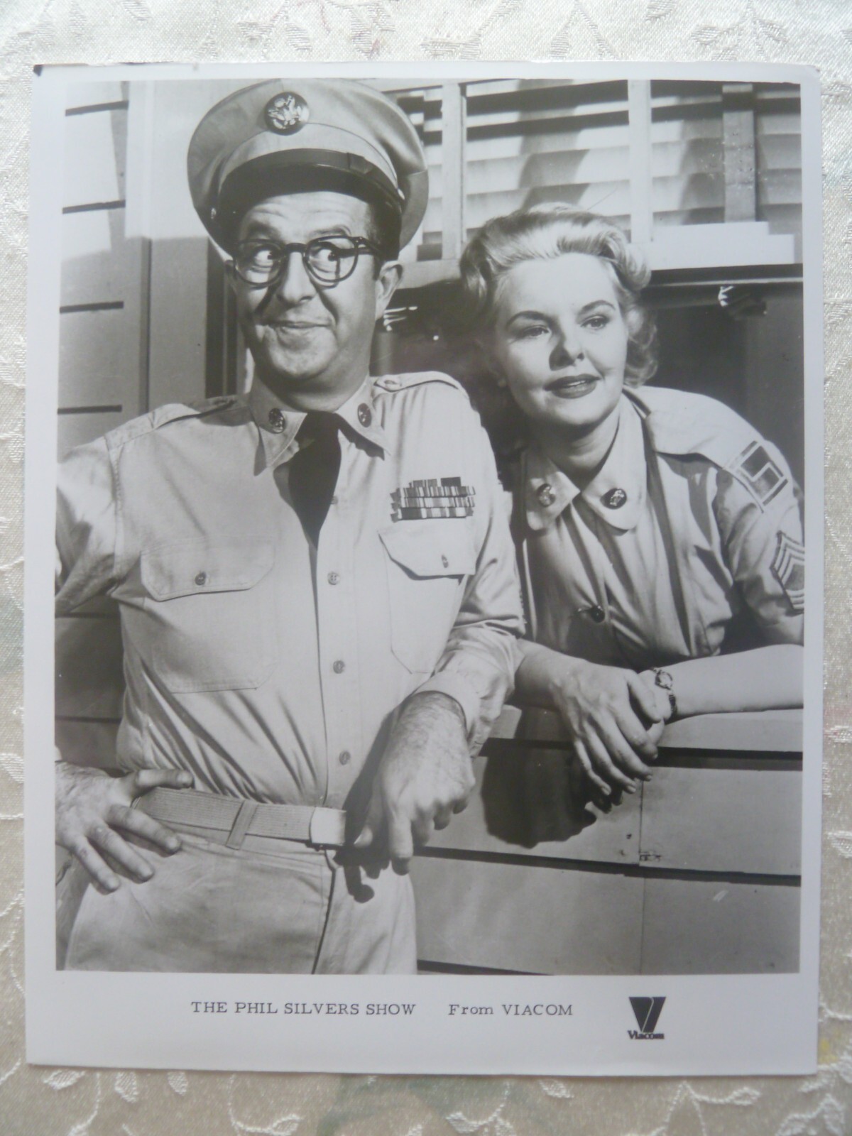 THE PHIL SILVERS SHOW 8x10 b/w Press Photo/ Phil Silvers & Elisabeth Fraser