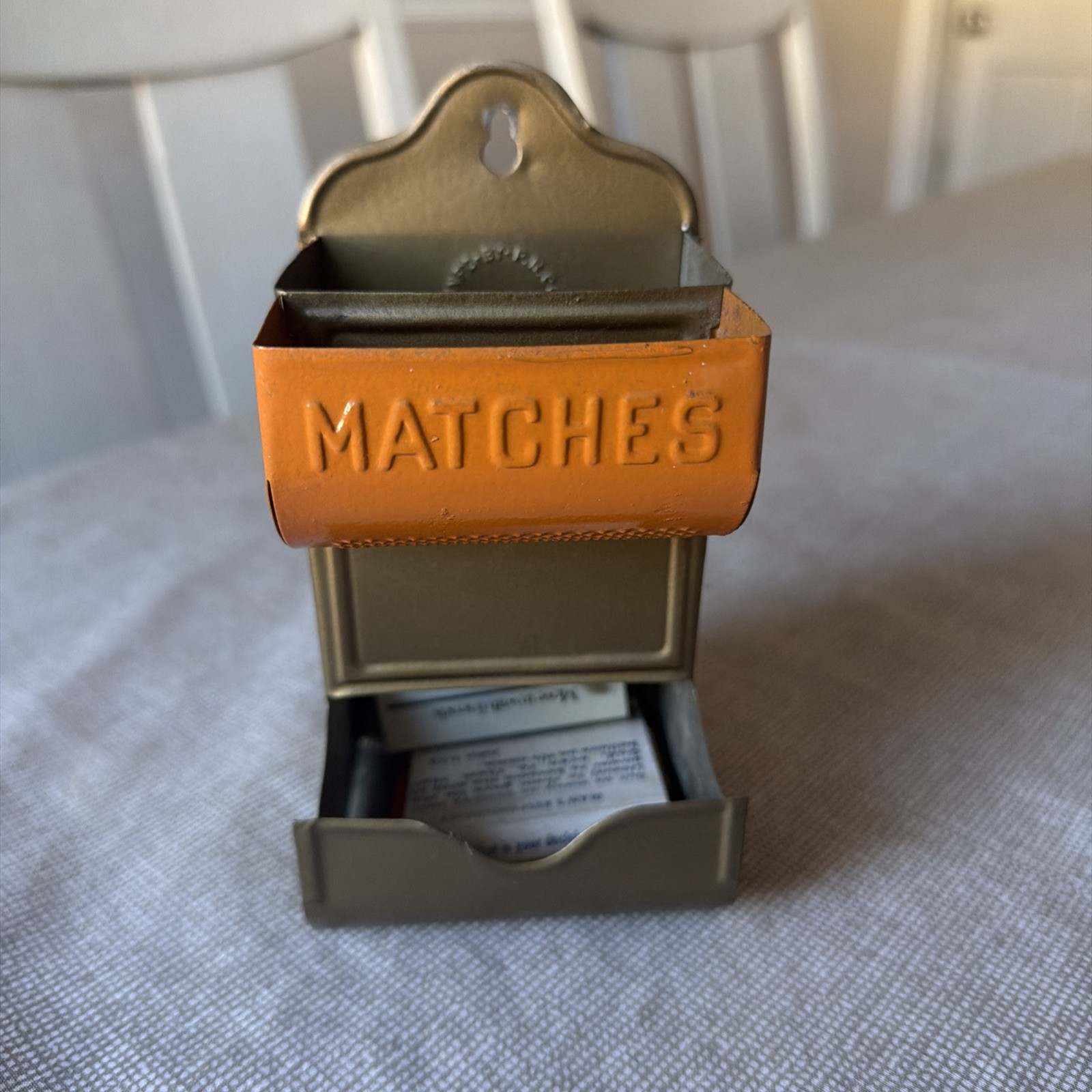 Antique Match Holder