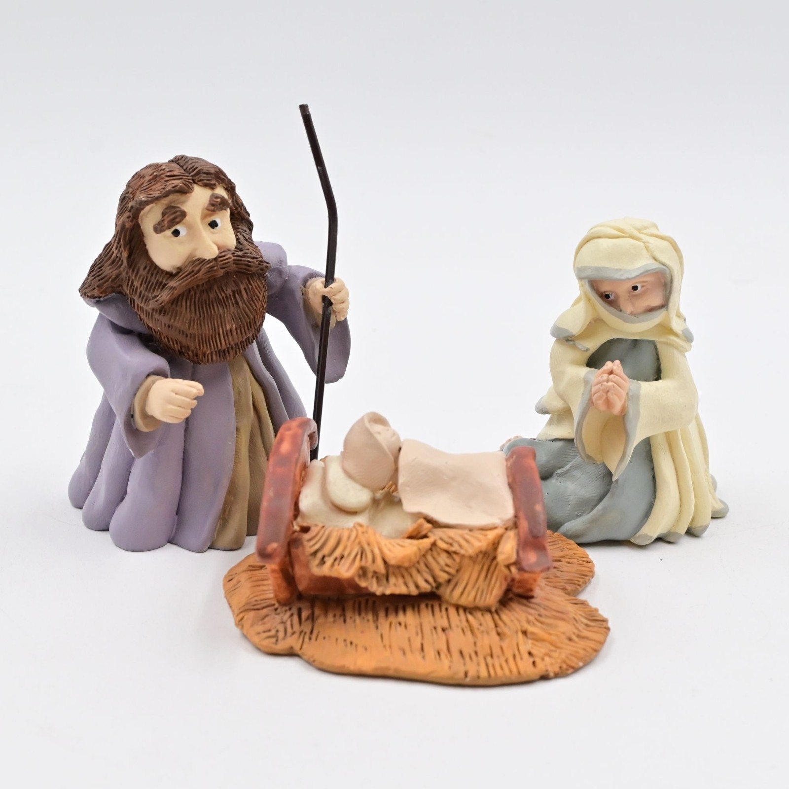 Vintage 1997 The Bethlehem Experience Mary, Joseph, & Jesus Nativity Figures Vintage 1997 The Bethlehem Experience Mary, Joseph, & Jesus Nativity Figures