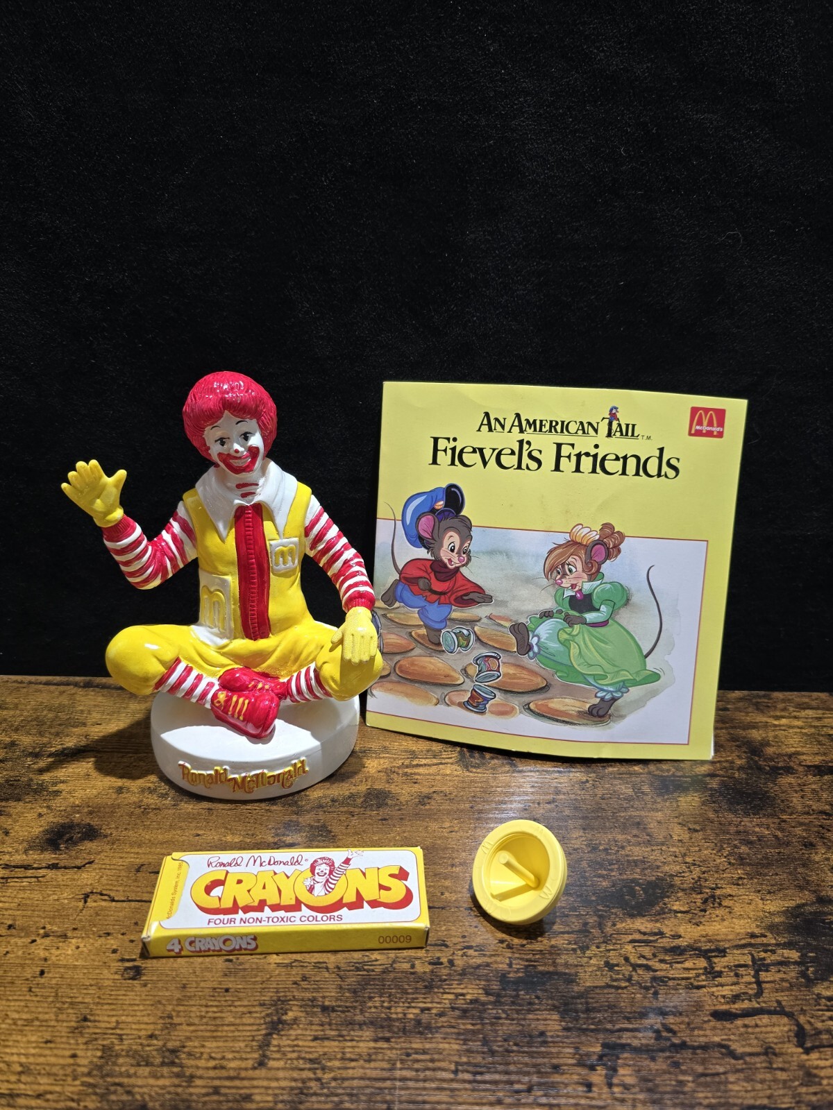 Vintage 1970\'s McDonalds Ronald McDonald Rubber Toy Piggy Bank 70\'s SEE DESCRIP Vintage 1970\'s McDonalds Ronald McDonald Rubber Toy Piggy Bank 70\'s SEE DESCRIP