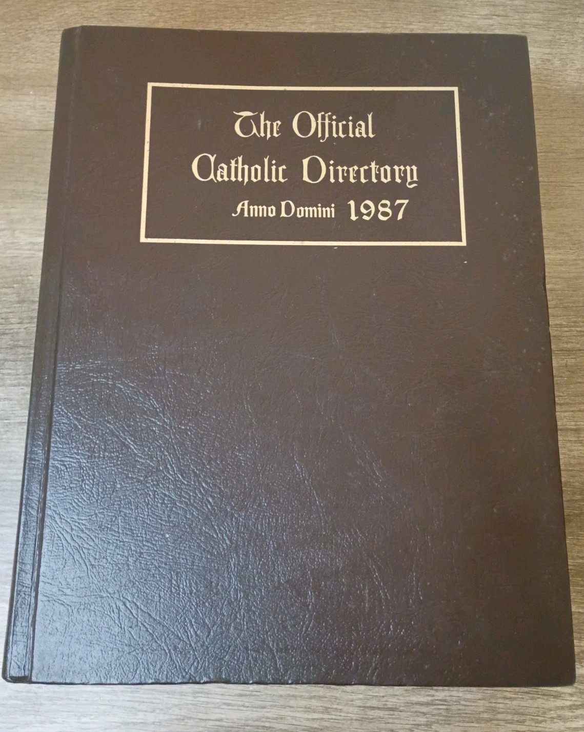 Vtg Official Catholic Directory Anno Domini 1987 Hardcover P.J. Kenedy & Sons EC