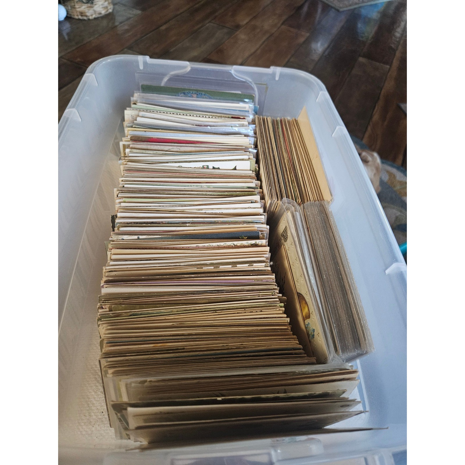 Huge Bulk Lot Antique Postcards Early 1900s Holiday Floral Scenic Ephemera 11lbs
