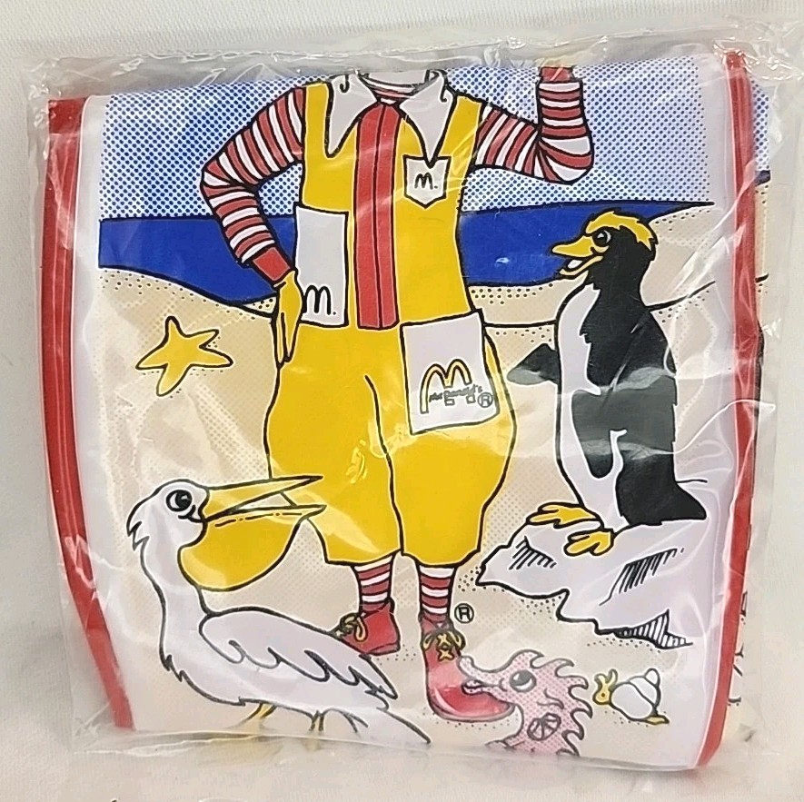 Vintage 1986 Mcdonald’s Beach Balls Summer Promo Ronald Mcdonald New 