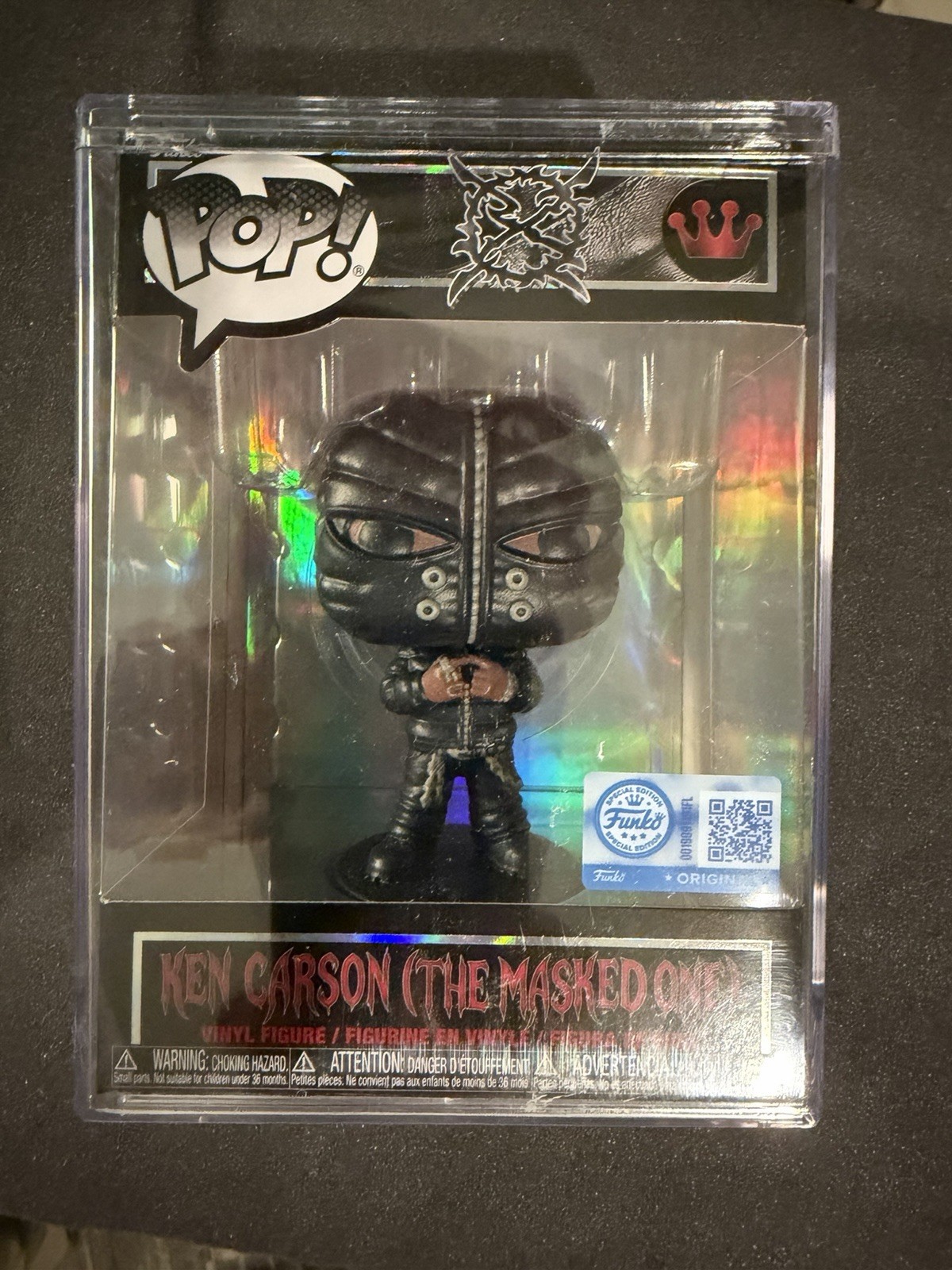 Funko Pop Vinyl Ken Carson (The Masked One) Limited To 250 in plastic case Funko Pop Vinyl Ken Carson (The Masked One) Limited To 250 in plastic case