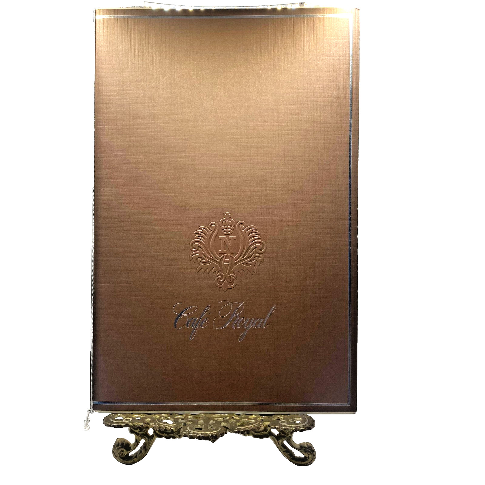 Vintage 1986 Cafe Royal Palace Hotel Philadelphia Dinner Menu Trusthouse Forte
