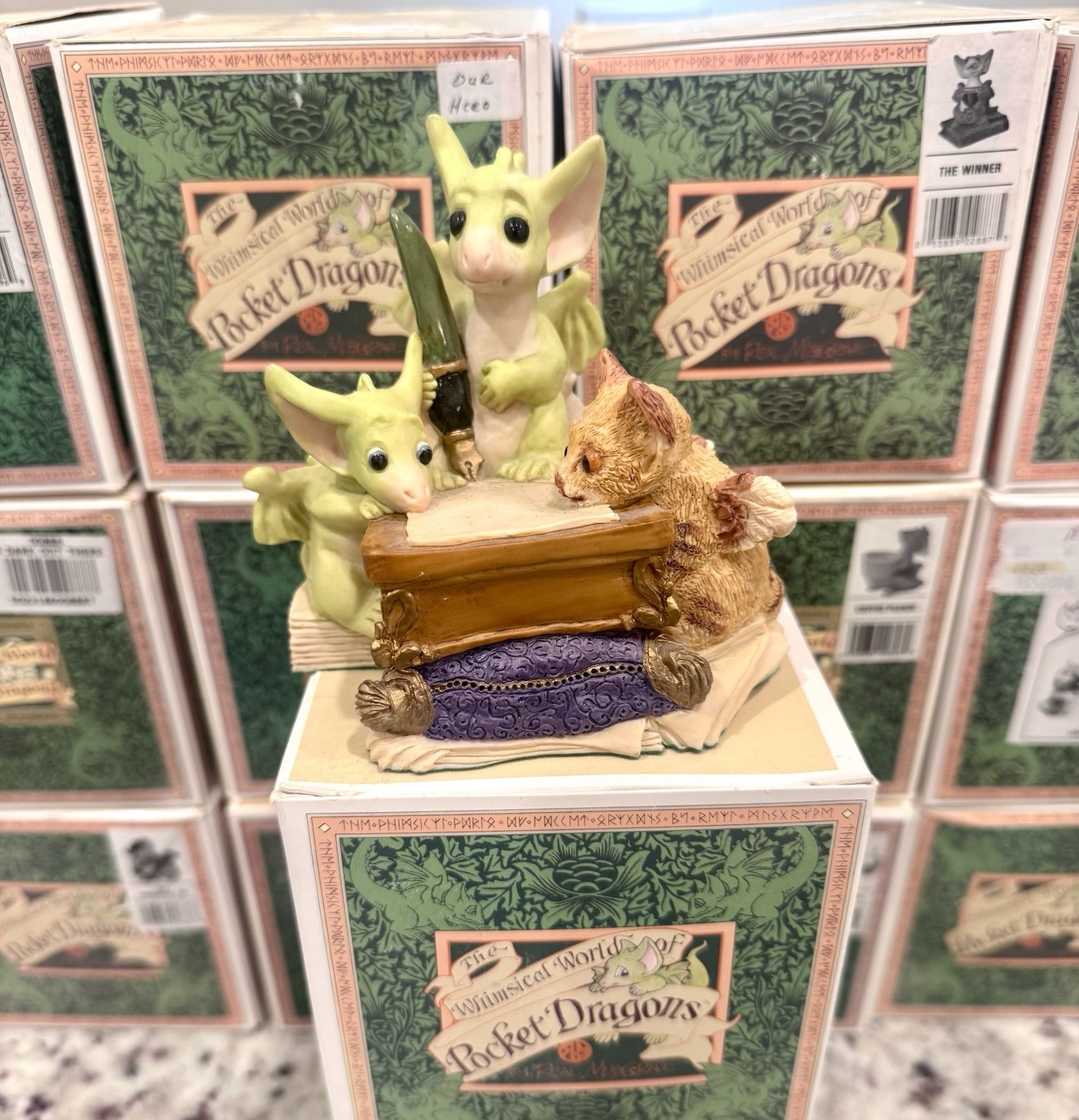 Vintage Whimsical World of Pocket Dragons Lot of 14 - Pristine in Original Boxes